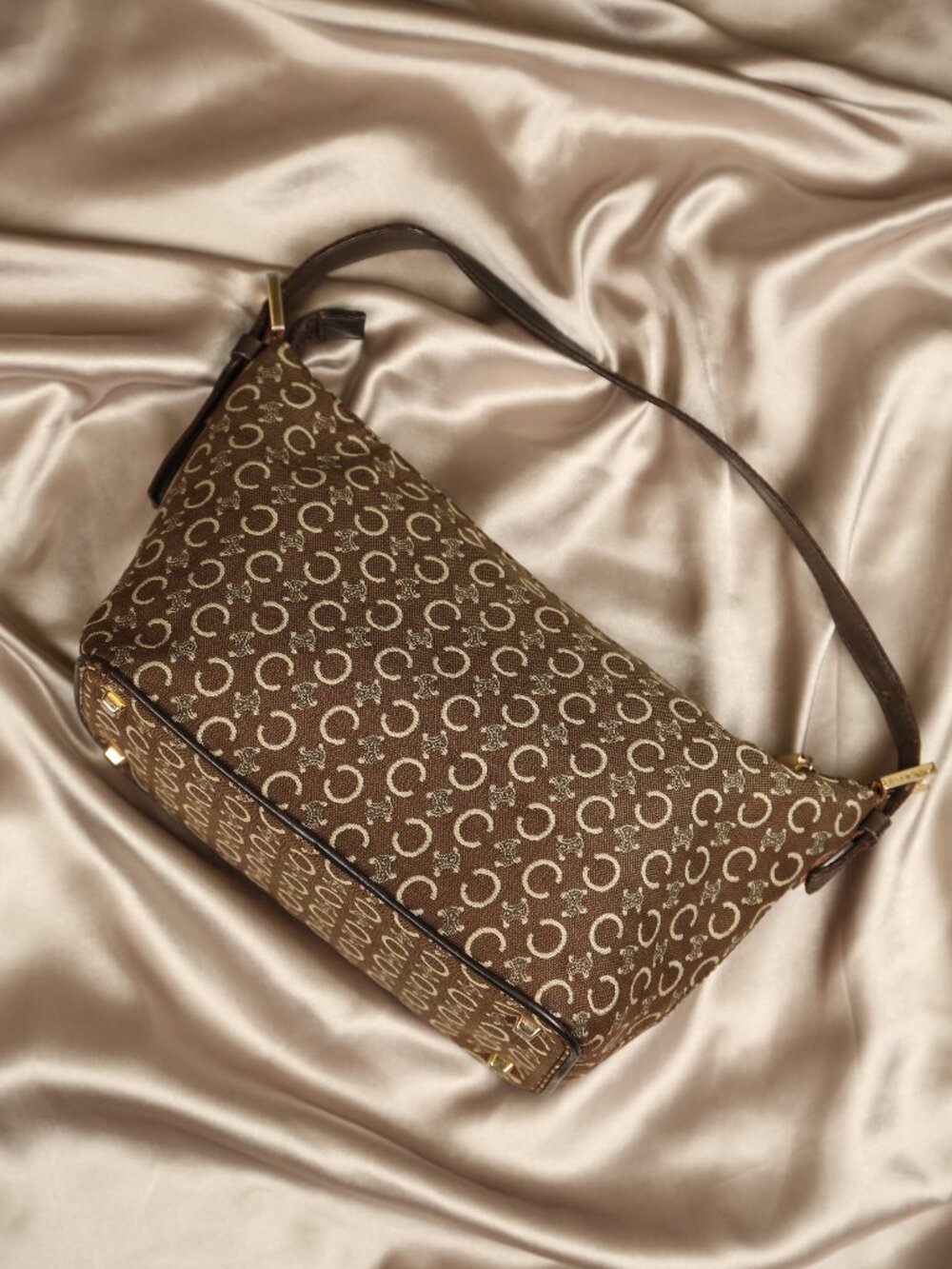CELINE Macadam Monogram Shoulder Bag